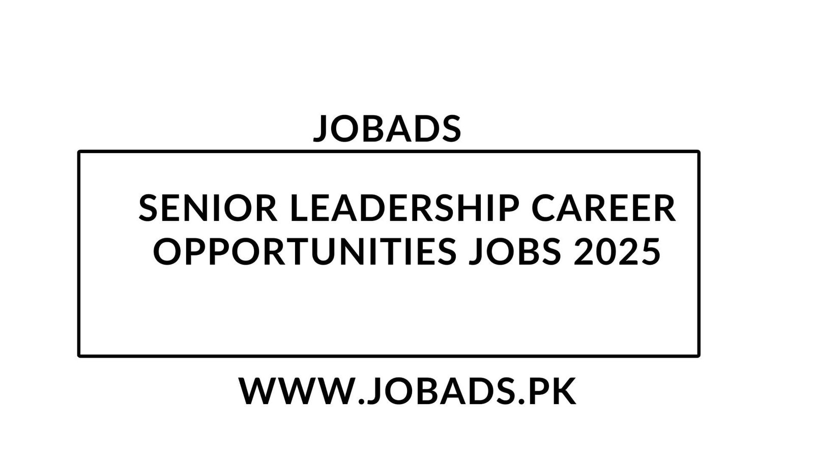 Senior leadership career opportunities jobs 2025