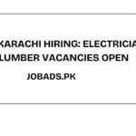 KIBGE Karachi Hiring: Electrician & Plumber Vacancies Open
